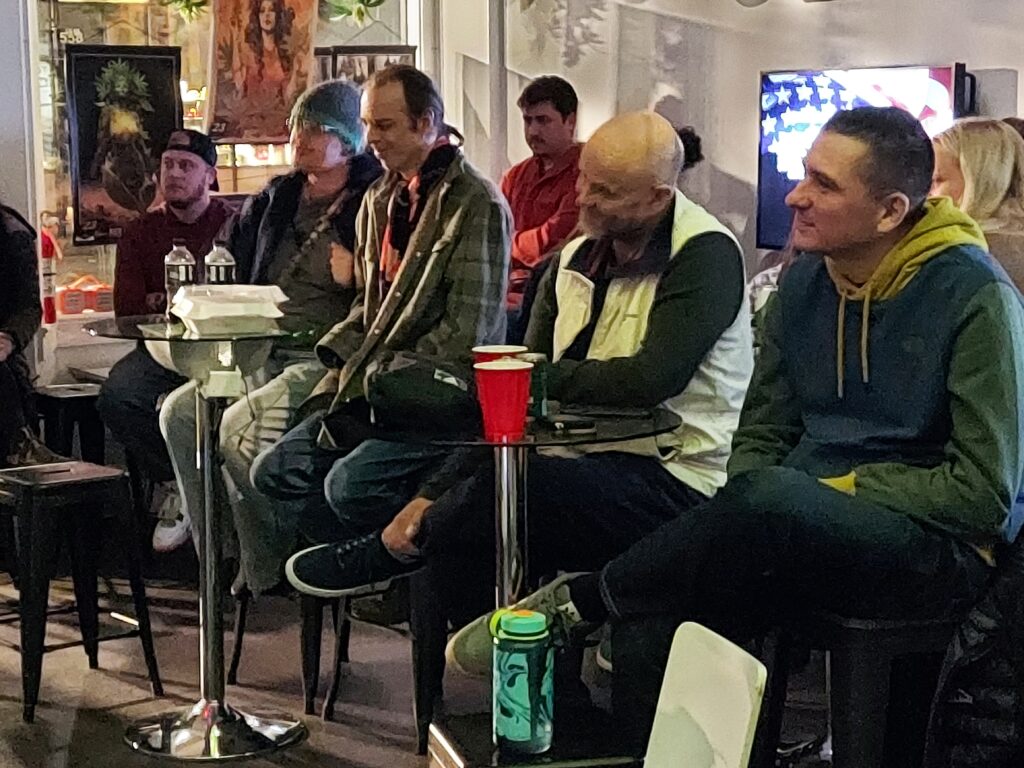 Audience at Recreational Comedy - quality free standup in downtown Portland maine