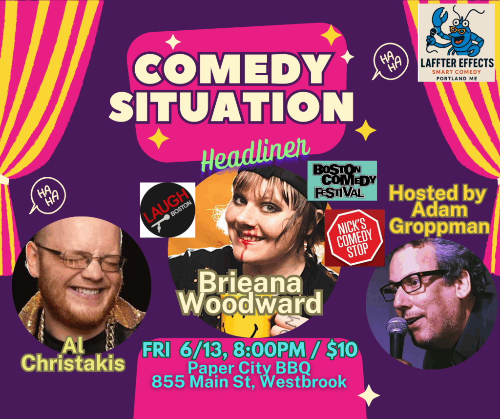 Standup Comedy Show Portland Maine Westbrook